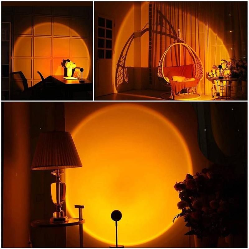 180 Degree Rotation Auto Ryde Sunset Projector Light