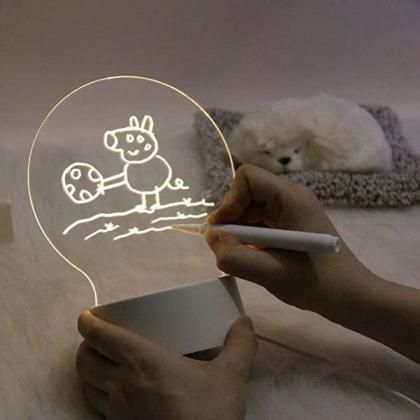 Acrylic Night Light Message Writing Board